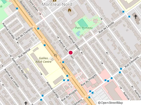 Location of Cuisine Lakay at 4077 Rue de Castille, Montréal-Nord