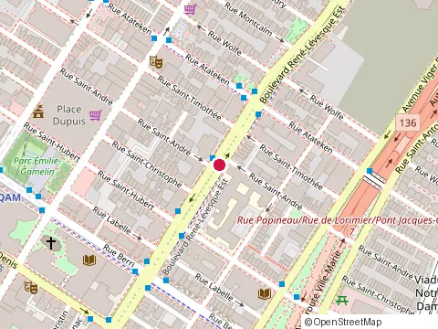 Location of Cuisine Mont Carmel Enrg at 959 boulevard Rene-Levesque E, Montréal