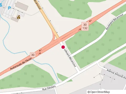 Location of Cuisines Jacques Bernier at 8425 boulevard Bécancour, Bécancour