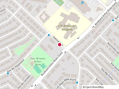 Location of Cuisines Pentagruel at 424 avenue Ross, Rimouski