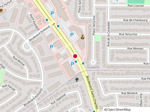 Location of Cuisines West Island Kitchens at 2758 Boulevard Saint-Charles, Kirkland