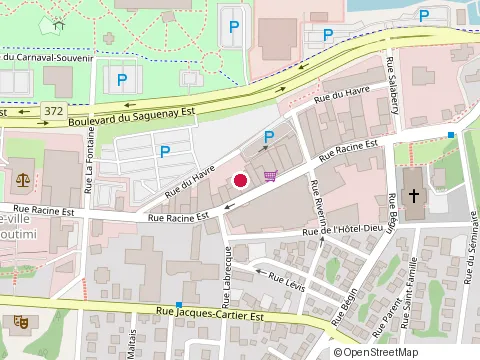 Location of Cunningham Lindsey at 393 Rue Racine E # 300, Chicoutimi