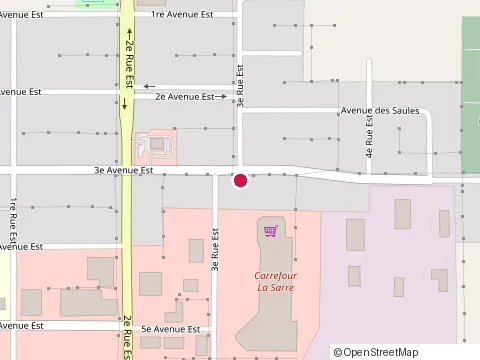 Location of Cunningham Lindsey Canada Ltée at 254 3E Rue E # A, La Sarre
