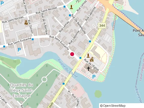 Location of Cusson & Létourneau at 30 Rue Saint-Eustache, Saint-Eustache