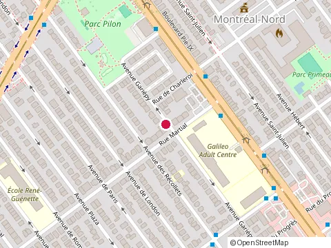 Location of Custom Colors Pro Paint at 10461 avenue Drapeau, Montreal-Nord