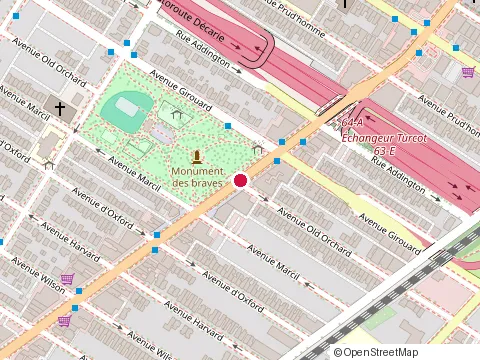 Location of Cutting Hedge Landscaping at 2114 avenue Old Orchard, Montréal