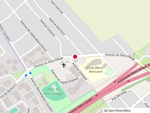 Location of Cyber Minutes at 100-2500 chemin du Petit-Village, Québec