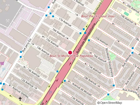 Location of d Fred Polansky Account at 8000 15E Av, Montréal