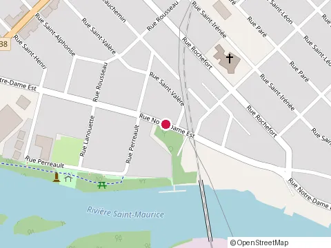 Location of d Un Monde À l Autre at 87 Rue Notre Dame E, Trois-Rivières