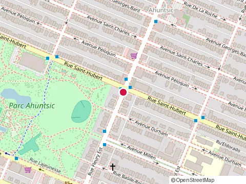Location of d'Amours & Assoc at 706 Rue Fleury O, Montréal