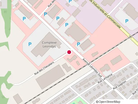 Location of d'Anjou Jacques Garage at 391 des Chevaliers, Rimouski