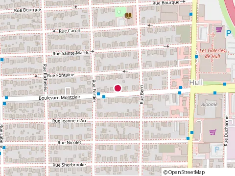 Location of d'Aoust Richard Dd Denturist at 68 Boulevard Montclair, Gatineau