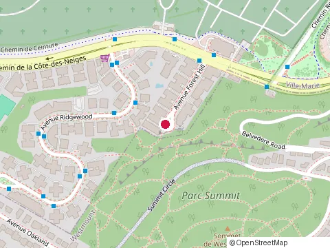 Location of d&E Bookkeeping at Chem. de la Côte-des-Neiges, Montréal