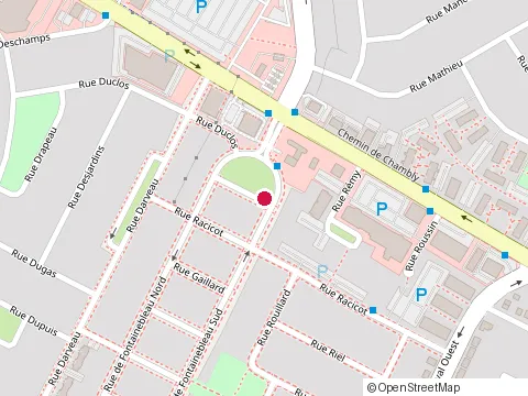 Location of d&M at 2984 Rue de Versailles, Longueuil
