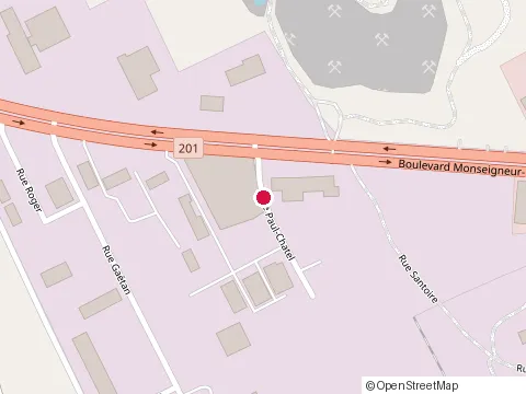 Location of D3F Excavation at 550 Rue Paul Chatel, Salaberry-de-Valleyfield