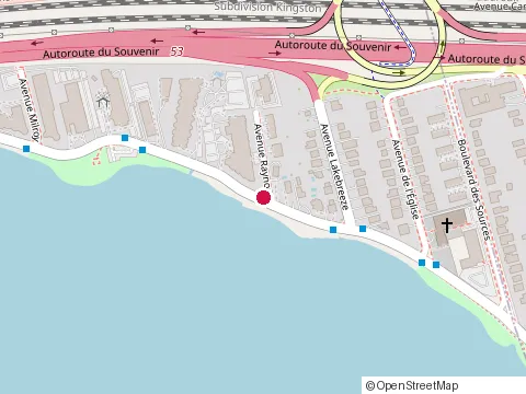 Location of Da Construction at 23 Chem. du Bord-du-Lac-Lakeshore #202, Pointe-Claire