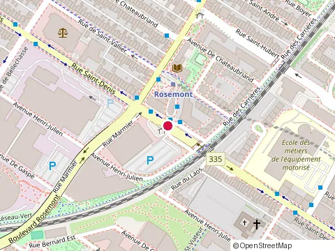 Location of Dacar Construction Inc at 5891 Rue Saint-Denis, Montréal