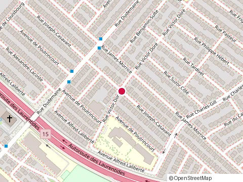 Location of Dadour Temain Cabinet Conseil at 11482 Rue Joseph-Casavant, Montréal