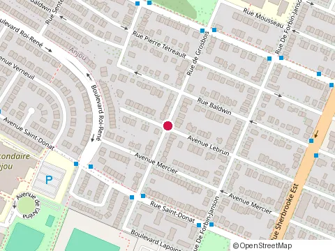 Location of Dagenais E Constrn Ltée at 8525 Rue de Grosbois, Montréal