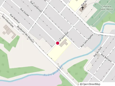 Location of Daigle & Pouliot Excavations at 430 Rue Goulet, Thetford Mines