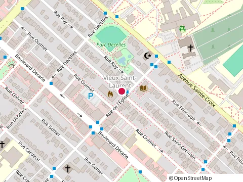 Location of Dale Pariseau at 860 Rue Saint-Germain, Saint-Laurent