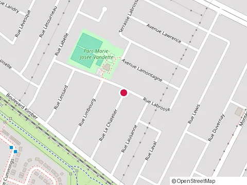 Location of Damien Laprise at 3960 Rue le Chatelier, Saint-Hubert