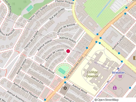 Location of Daniel A Perrault Expert-Conseil Incorporée at 15 chemin de �Casson, Westmount