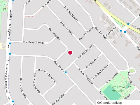 Location of Daniel Dubeau Construction Inc at 1005 Rue Beauchemin, Sainte-Julie