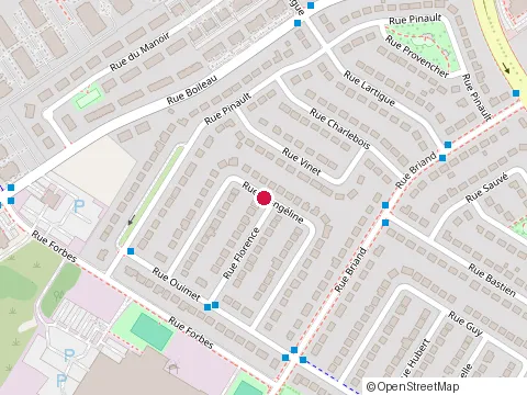 Location of Daniel Farand at 23 Rue Évangeline, Vaudreuil-Dorion