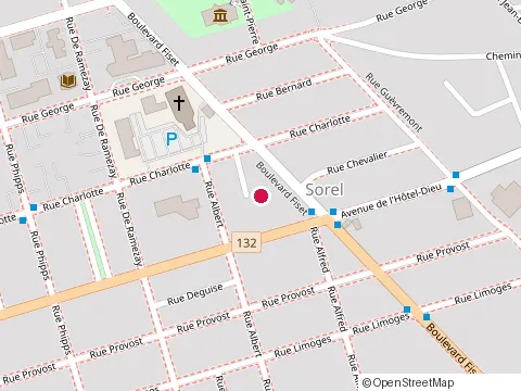 Location of Danos Mécanique Inc at 91 Fiset Blvd, Sorel-Tracy