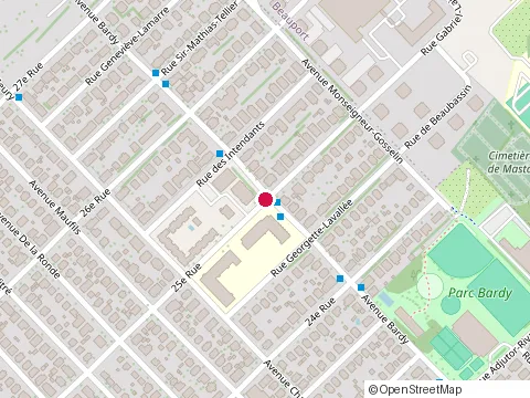 Location of Danse Sociale Quebec Enr at 2501 avenue Bardy # 2, Québec