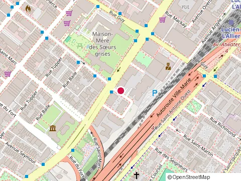 Location of Danseurs Montreal-Paolo at 1055 St Mathieu, Montréal