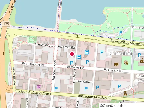 Location of Dar Salma Restaurant at 76 Bd du Saguenay E, Chicoutimi