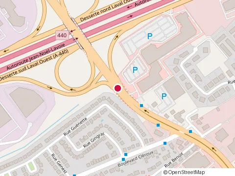 Location of Das Auto at 2513 Bd du Curé-Labelle, Laval