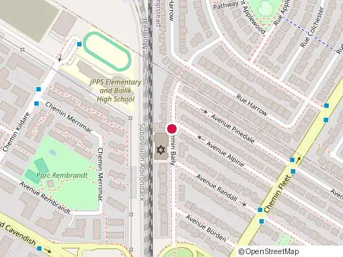 Location of Davcon Construction at 6535 chemin Baily, Côte Saint-Luc