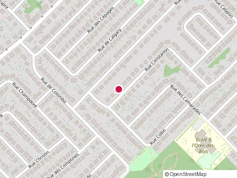 Location of Dave Construction Ltee at 1366 Rue Constantin, Québec