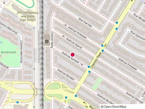 Location of Daversion, Montréal