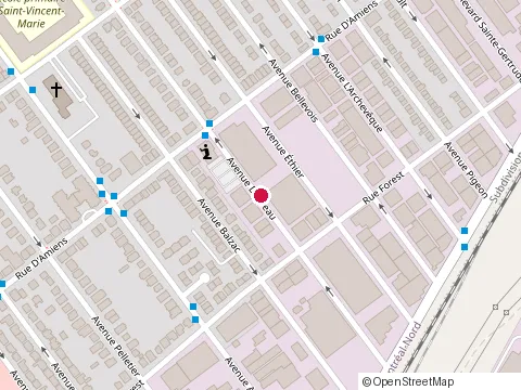 Location of Ddf Portes et Fenetres at 10580 avenue Drapeau, Montréal-Nord