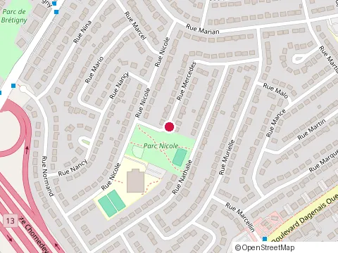 Location of de Gilles Gatien Assurances at 3791 Rue Mercedes, Laval