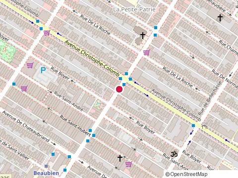 Location of de Rome & de Rome at 1030 Rue Beaubien E # 305, Montréal