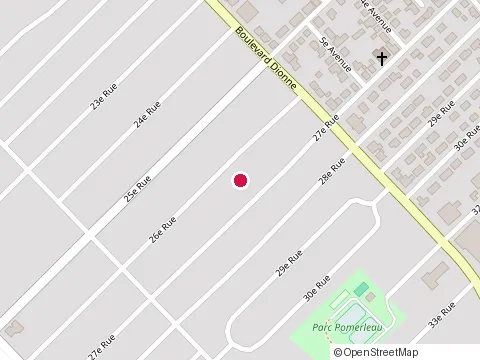 Location of Debosselage C Cote Enr at 700 27E St, Saint-Georges