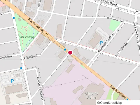 Location of Debosselage Extra Inc at 39 Guy Rue, Granby