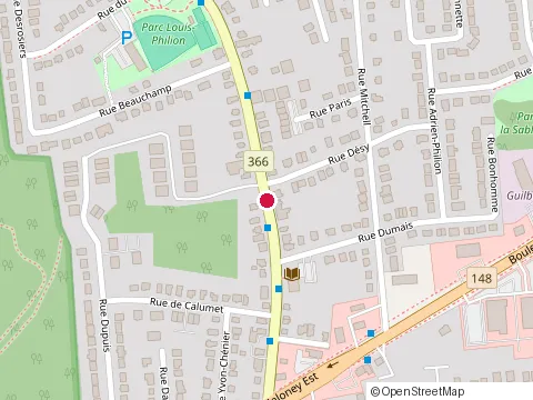 Location of Débosselage G et G at 30 boulevard Lorrain, Gatineau