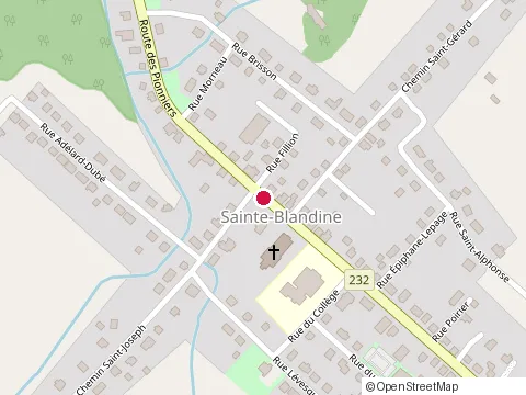 Location of Debosselage Jean-Marie Dube at 568 route des Pionniers, Rimouski