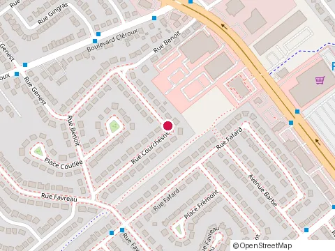Location of Debosselage Peinture P N at 4068 Rue Courchesne, Laval