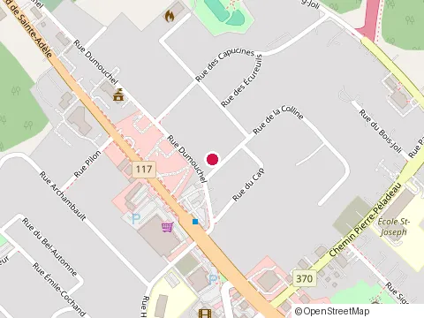 Location of Decapro Enr at 479 Rue de la Colline, Sainte-Adele
