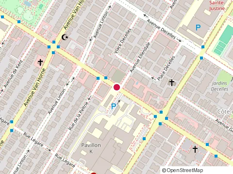 Location of Decarel Inc at 5790 de la Cote-des-Neiges Ch, Montréal