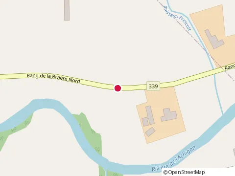 Location of Décontamination M.S. Isolation Izopro at 291 Rang de la Rivière N, Saint-Lin-Laurentides