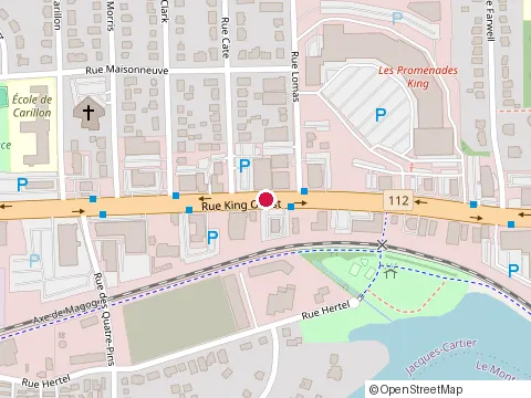 Location of Dégustateur at 2222 Rue King E, Sherbrooke