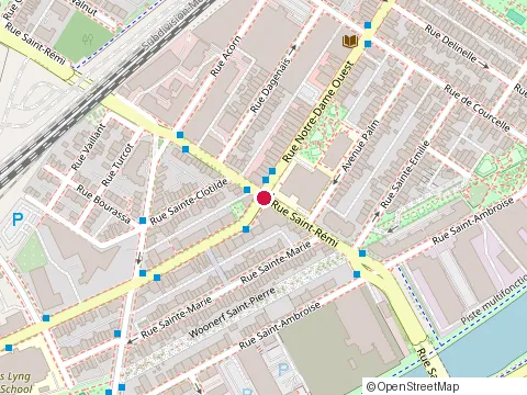 Location of Dehkhodaschool Montréal at 4976 Rue Notre-Dame O, Montréal